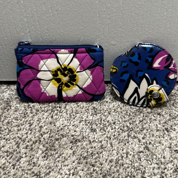 Vera Bradley Crossbody, ID Case, and Compact Mirror- African Violet - Picture 5 of 9